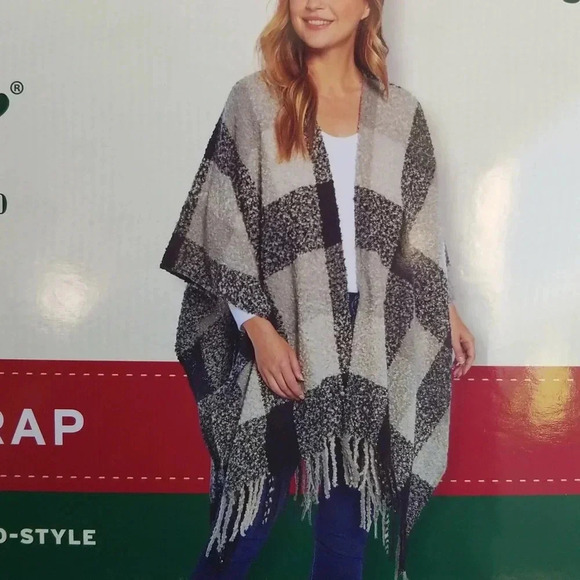 Woolrich woolen Mills cozy blanket wrap NWT - Picture 2 of 4